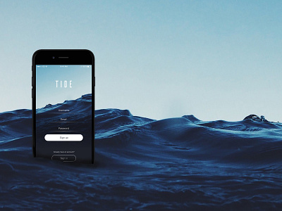 Surf App app daily ui mobile sign up surf tide ui waves
