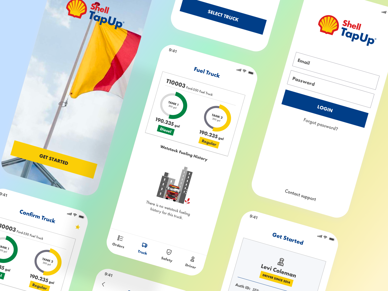 Shell TapUp Mobile App Light Mode by Sandy Pham on Dribbble