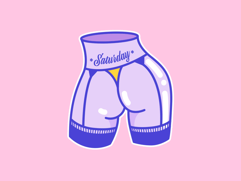 ๐ For Days daily dance shake twerk body woman days week butt ass underwear booty