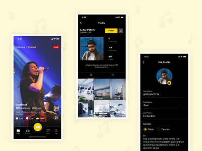 Video App app design application createvideo design dribbble