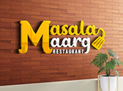 Masala Maarg Restaurant Logo branding design dribbble logo logo identity restaurant ui