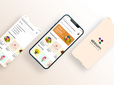 eBloom app app ui design dribbble florist flower ui