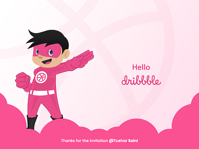 Dribbble Debut Shot dribbble illustration