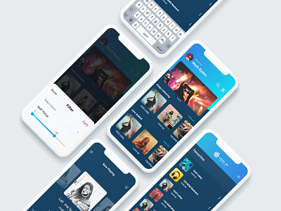 Music App app art design dribbble music music album music app music player ui ux