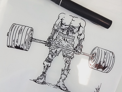 YMCA Spook Camp 2018 crossfit drawing halloween wip ymca zombies