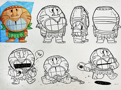 Tiki Miki art characterdesign childrenbook fun hawaii illustration tiki tikimiki