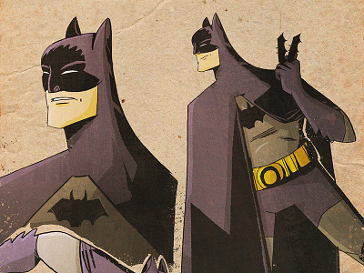 Batman 2 art batman cartoon characterdesign comicnerd comics conceptart dc fun illustration