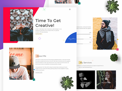 Oki theme - Time To Get Creative ! animation art black color exploration homepage loadingpage news style ui ux