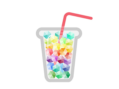 Rainbow Drink cocktail drink icon juice rainbow sticker summer