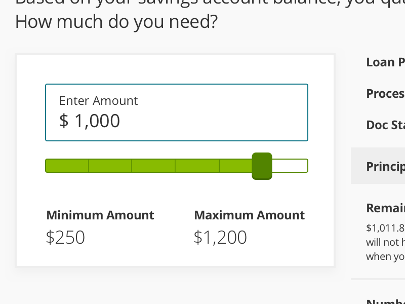 Text + Range Input form controls input slider amount ui