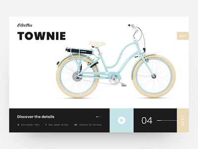 Townie Electra bicycle bicycle shop bike clean creative creative electra landing layout minimal product template townie web webdesign website