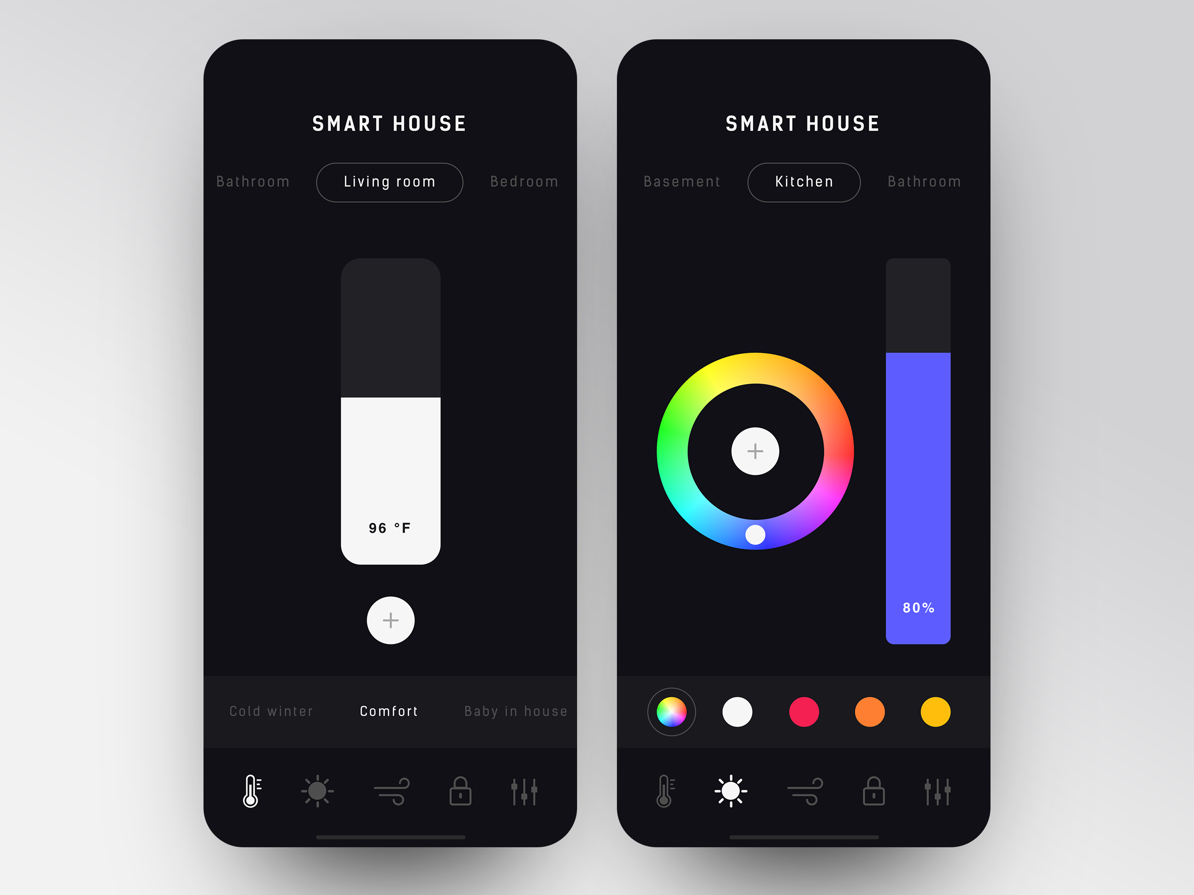 Smart Home app Design