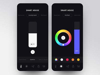 Smart House App Interface