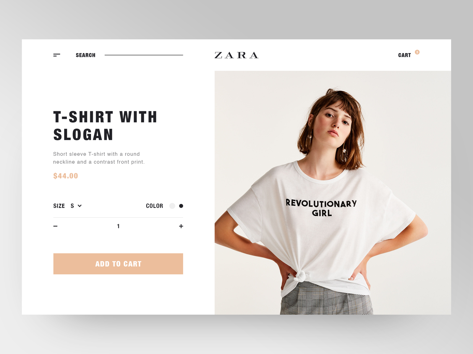 zara web shop online