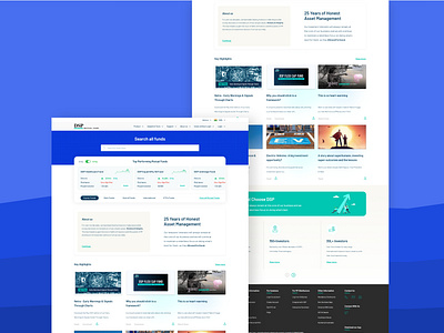 Fintech Website Landing Page redesign Concept