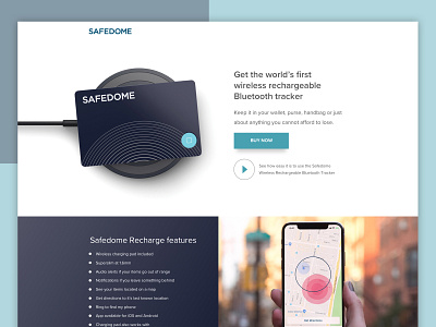 Safedome E-Commerce LP cro design ecommerce ecommerce app landing page retail tech ui ux