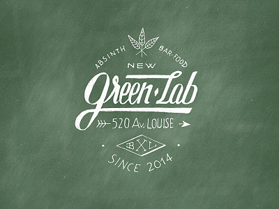 Greenlab logotype v2 - Absinth Gin Bar & Food
