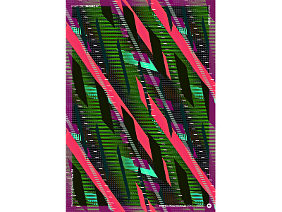 WWP°241 "MOiRE II" abstract art design filter forge generative illustration moire pattern poster wwp