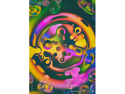 WWP°250 "Calor" abstract art bubbles colors design filter forge generative illustration virus wwp