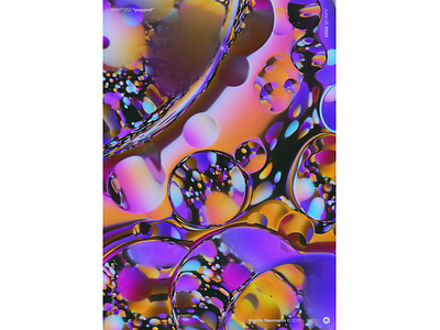 WWP°252 "popped" abstract art bubbles colors design filter forge generative illustration pattern poster refraction wwp