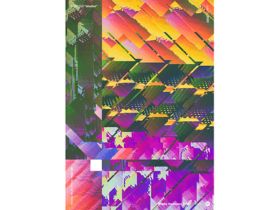 WWP°256 "shutter abstract art colors design filter forge generative glitch illustration pattern wwp