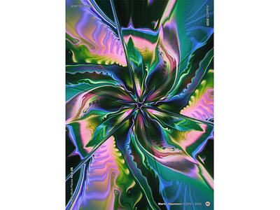 WWP°262 "ExTL" abstract art colors design filter forge generative illustration mirror symmetry wwp