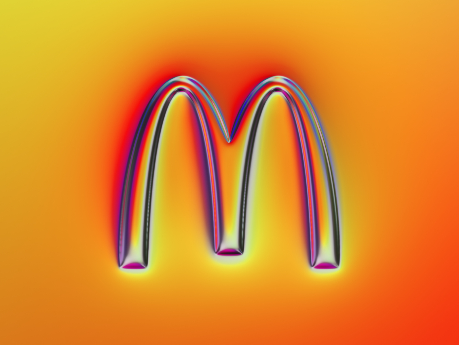 36 logos - McDonald's logo logotype rebranding rebrand logo design logos 36daysoftype typography illustration colors wwp generative filter forge abstract art design