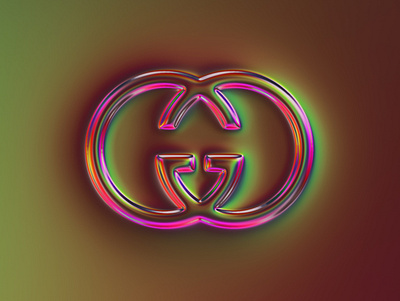 36 logos - Gucci 36daysoftype abstract art branding chrome colors design emboss filter forge generative gucci illustration logo logo design logo design branding rebranding