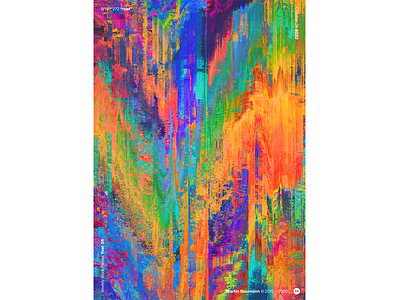 WWP°272 "bl-nk" abstract art colorful colors design distortion filter forge generative illustration rust wwp