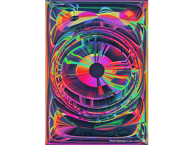 WWP°275 "I.RIS" abstract art colors design eye filter forge generative illustration iris poster wwp