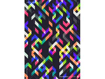 WWP°276 "SMLSS" abstract art colors design filter forge generative geometric illustration pattern poster seamless weekly work pieces wwp