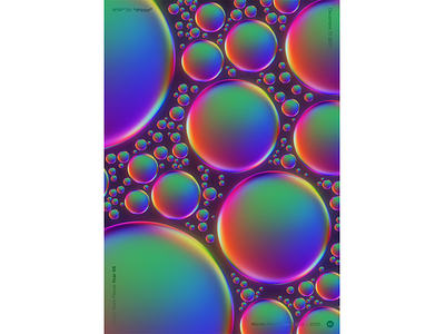 WWP°281 "drippp" abstract art bubbles colors design drip drops filter forge generative illustration prism raindrops wwp