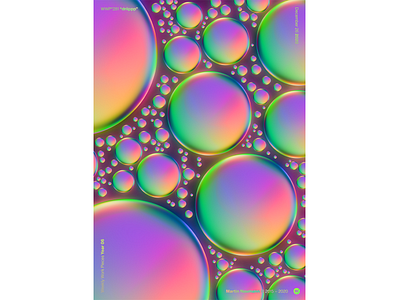 WWP°281 "driippp" abstract art bubbles colors design drip filter forge generative illustration raindrops wwp