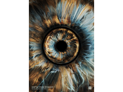 WWP°282 "Storm of the Eye" abstract art colors design eye eye catching eyeball filter forge generative geometric illustration iris mystic pupil storm wwp