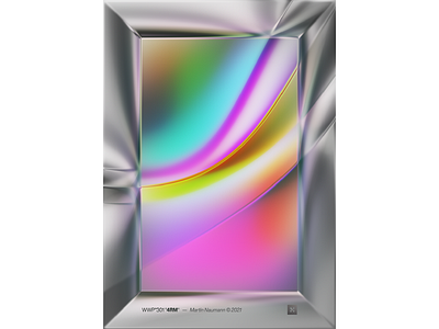 WWP°301 "4RM" abstract art colors design filter forge frame generative gradient illustration margin mirror soft vibrant wwp