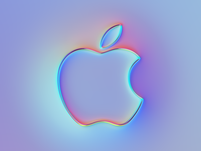 Apple Logo x Super-Neumorphism #3