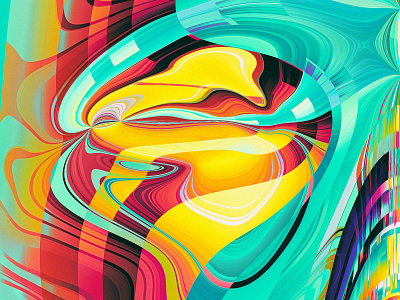 PHASE II (details) abstract art colors design filter forge generative illustration