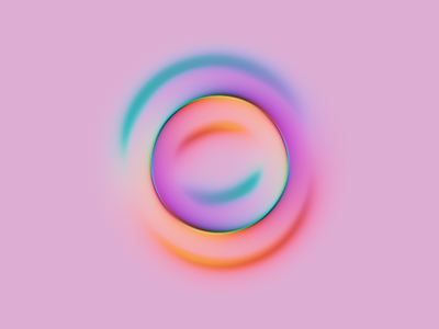 Osmosis 9 3d abstract art button circle colors design filter forge generative gradient illustration neumorphism pink relief soft ui ui design ux ux design vibrant