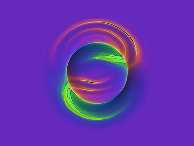 Osmosis 17 abstract art circle colors design distortion filter forge generative illustration planet purple storm