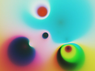 Chasing lights 3 abstract art blobs colors design filter forge generative gradient illustration noise rgb vibrant