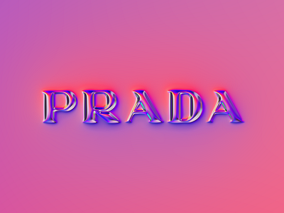 Prada logo x Naumorphism by Martin Naumann on Dribbble