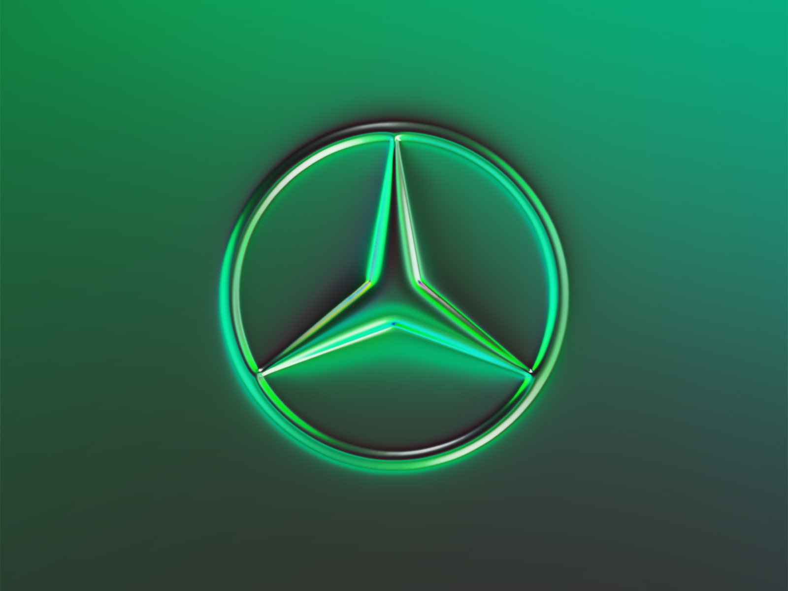 Mercedes logo x Naumorphism by Martin Naumann on Dribbble