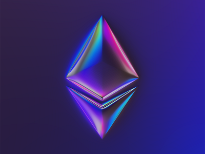 Ethereum logo x Naumorphism