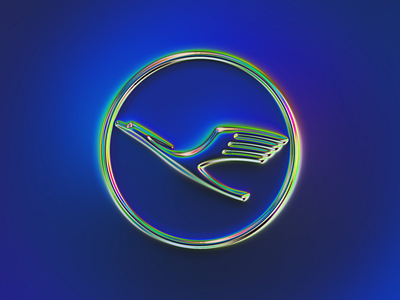 Lufthansa logo x Naumorphism