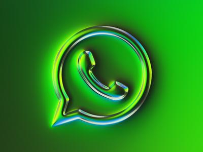 What'sApp logo x Naumorphism