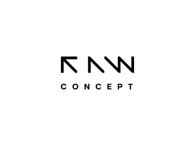 RAW logo concept branding design illustration logo logotype typography