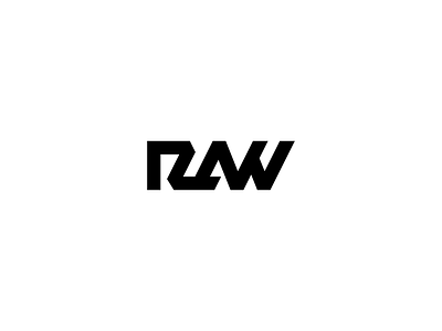 RAW logo proposal art branding design logo logo design logotype type typo typography