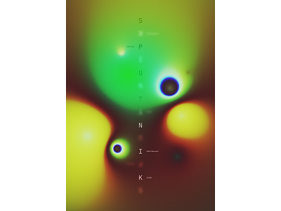 WWP°307 "Sputnik" abstract art blur colors design filter forge galaxy generative gradient illustration smooth space sputnik vibrant