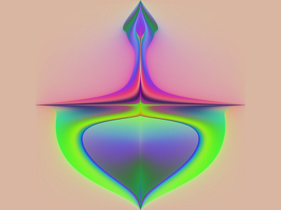 Polaris XII abstract art color colors design filter forge generative gradient illustration light neon nft polar polaris symmetry