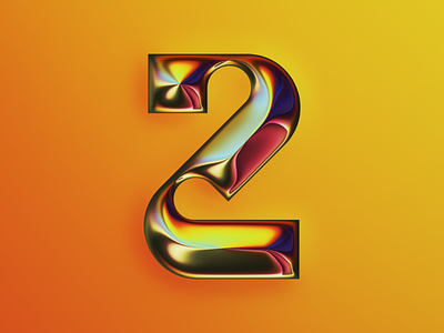 2 – 36DOT 2022 2 36daysoftype 36dot abstract art colors design filter forge generative gold golden graphic design illustration letter lettering type type design typography